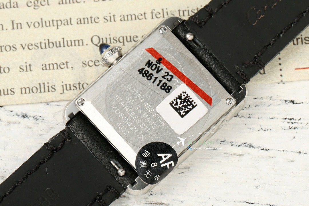 AF Factory CartierTOP clone   Tank   watch set W5200028，WSTA0052，WGTA0062 / K375