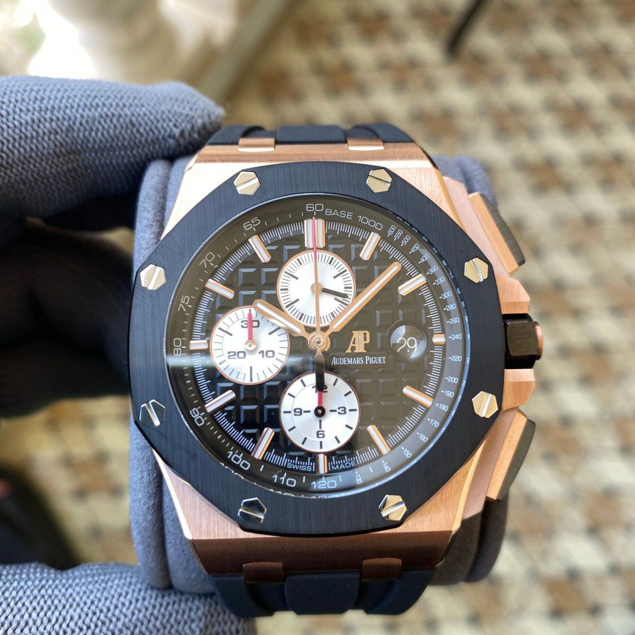 APF Factory Audemars PiguetTOP clone watch Royal Oak  Offshore  series 26401RO.OO.A002CA.01 watches  / AP290