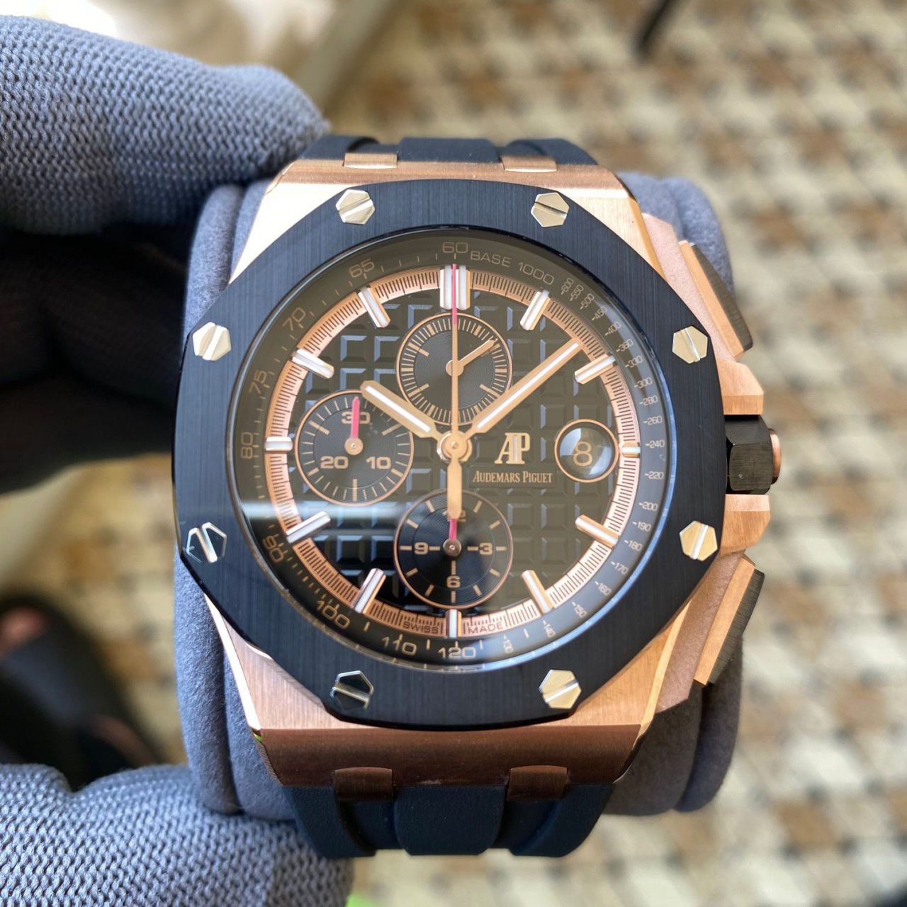 APF Factory Audemars Piguet Royal Oak  Offshore best clone watch26401RO.OO.A002CA.02 watches  / AP291