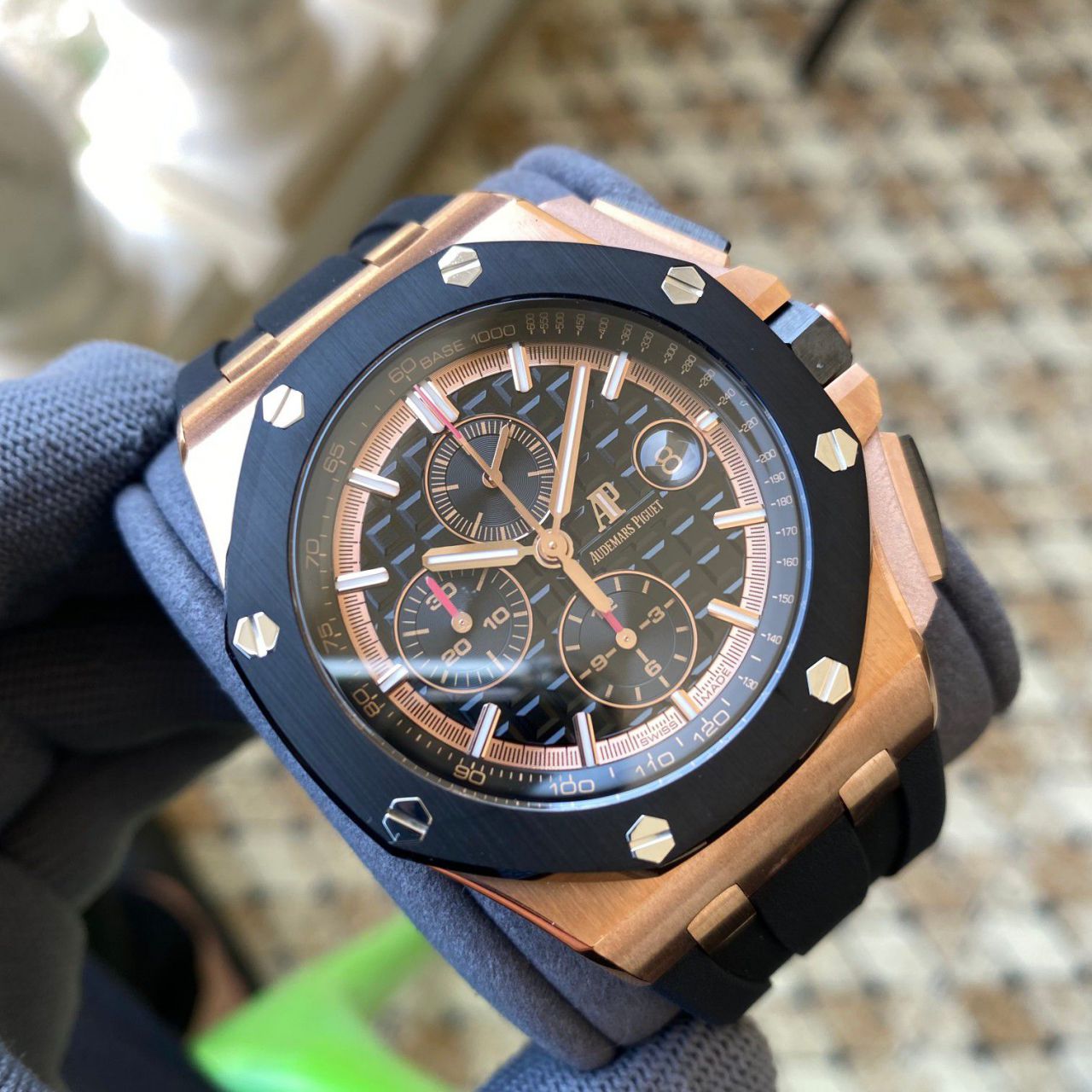 APF Factory Audemars Piguet Royal Oak  Offshore best clone watch26401RO.OO.A002CA.02 watches  / AP291