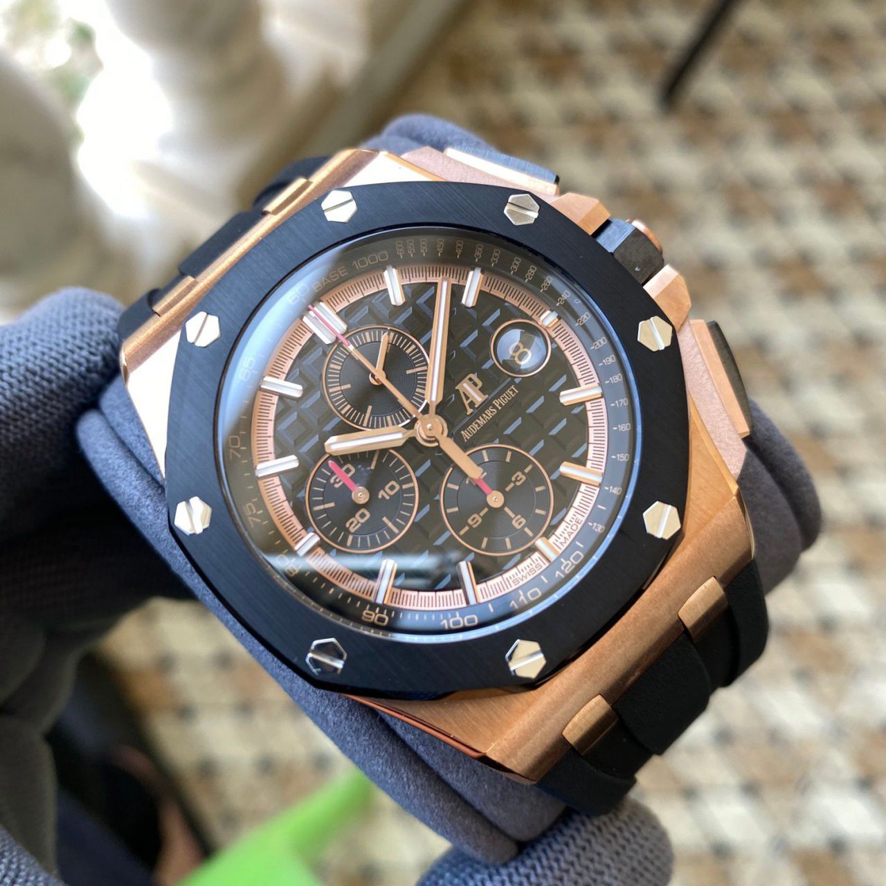 APF Factory Audemars Piguet Royal Oak  Offshore best clone watch26401RO.OO.A002CA.02 watches  / AP291