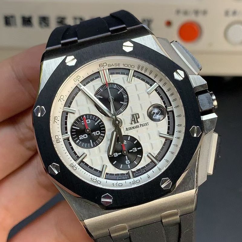 APF Factory Audemars Piguet熊猫 Royal Oak  Offshore   clone 26400SO.OO.A002CA.01 watches 