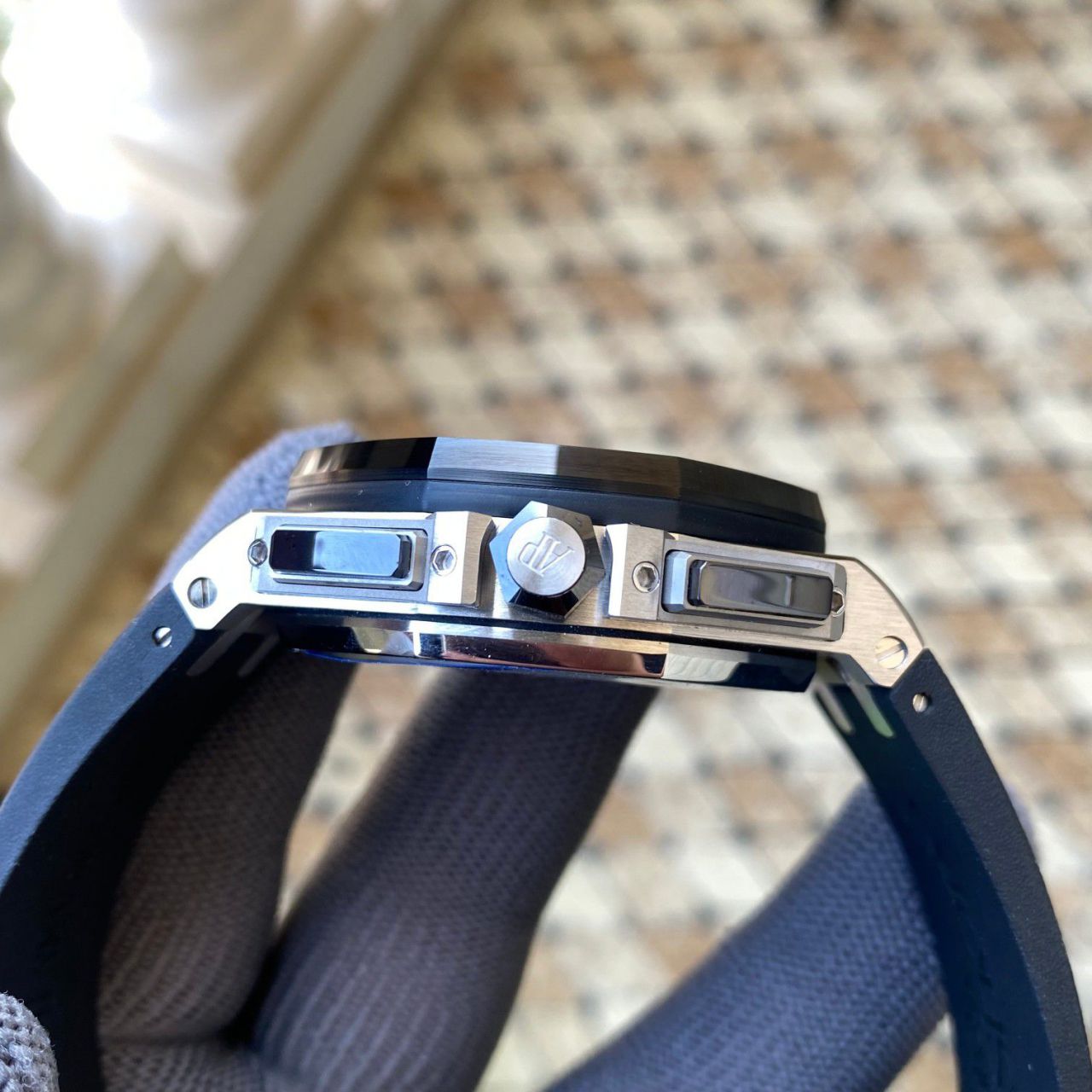 APF Factory Audemars Piguet熊猫 Royal Oak  Offshore   clone 26400SO.OO.A002CA.01 watches  / AP287