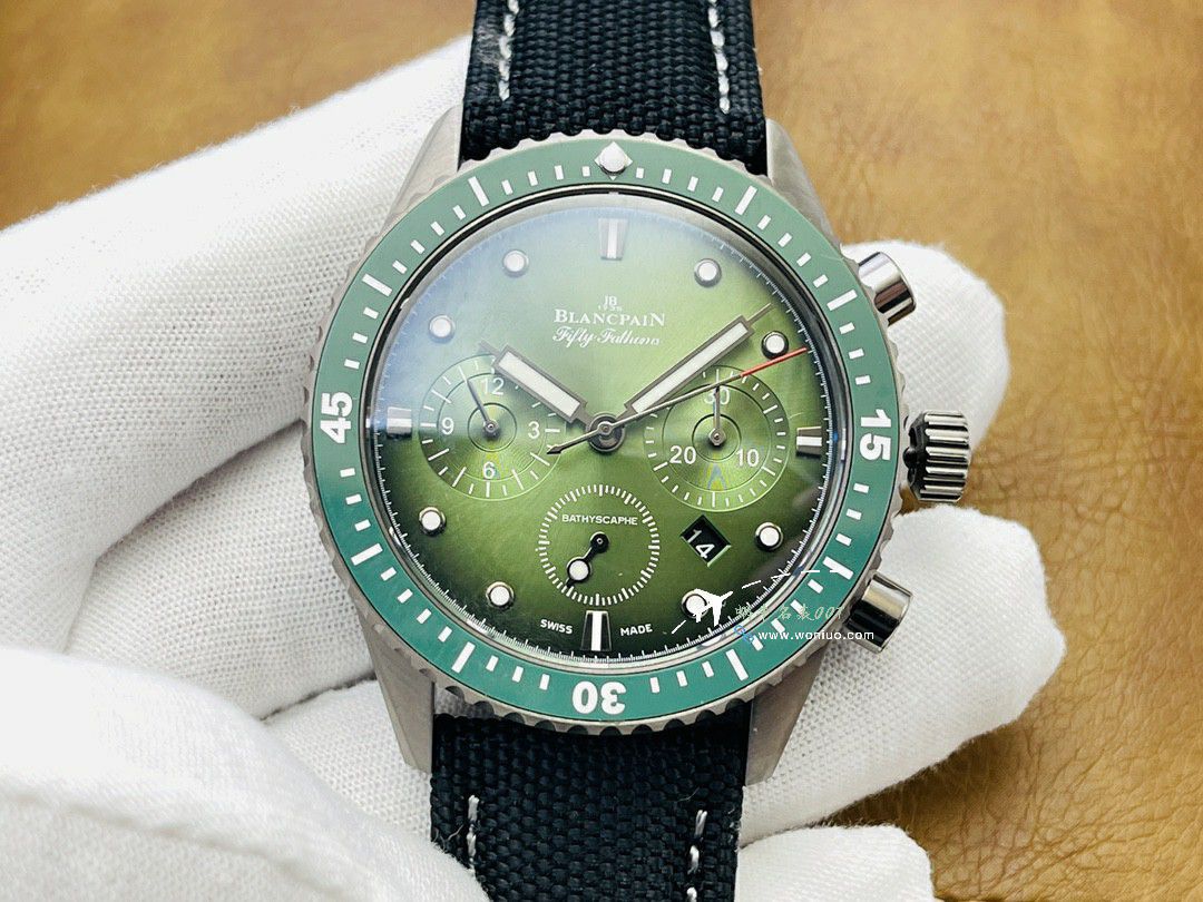 JB Factory Blancpain Fifty Fathoms series 5200-0153-B52A（极光绿TOP clone watch） watches  / BP077