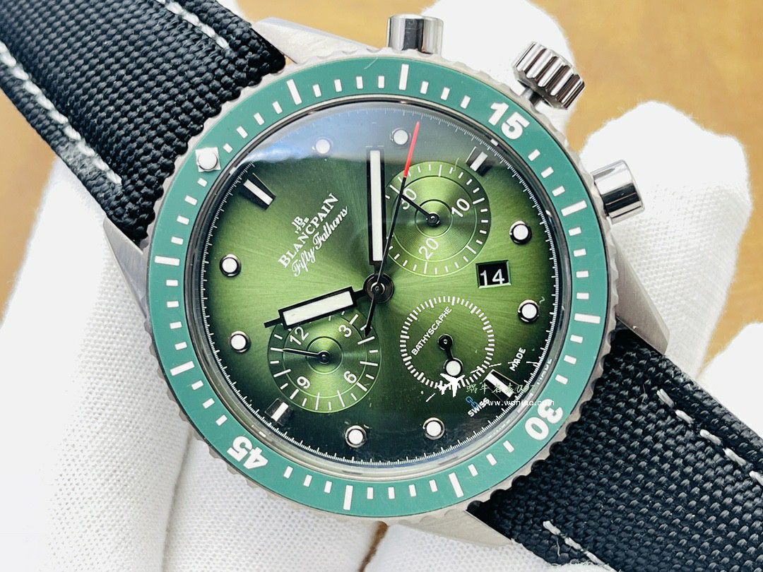 JB Factory Blancpain Fifty Fathoms series 5200-0153-B52A（极光绿TOP clone watch） watches  / BP077