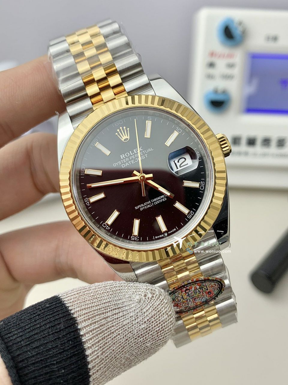 CLEAN Rolex Datejust  41 mm TOP clone watch m126334-0022 watches (绿罗&绿萝) / R872