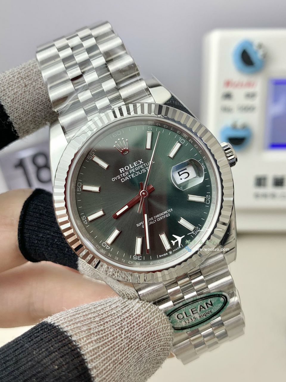 CLEAN Rolex Datejust  41 mm TOP clone watch m126334-0022 watches (绿罗&绿萝) / R872