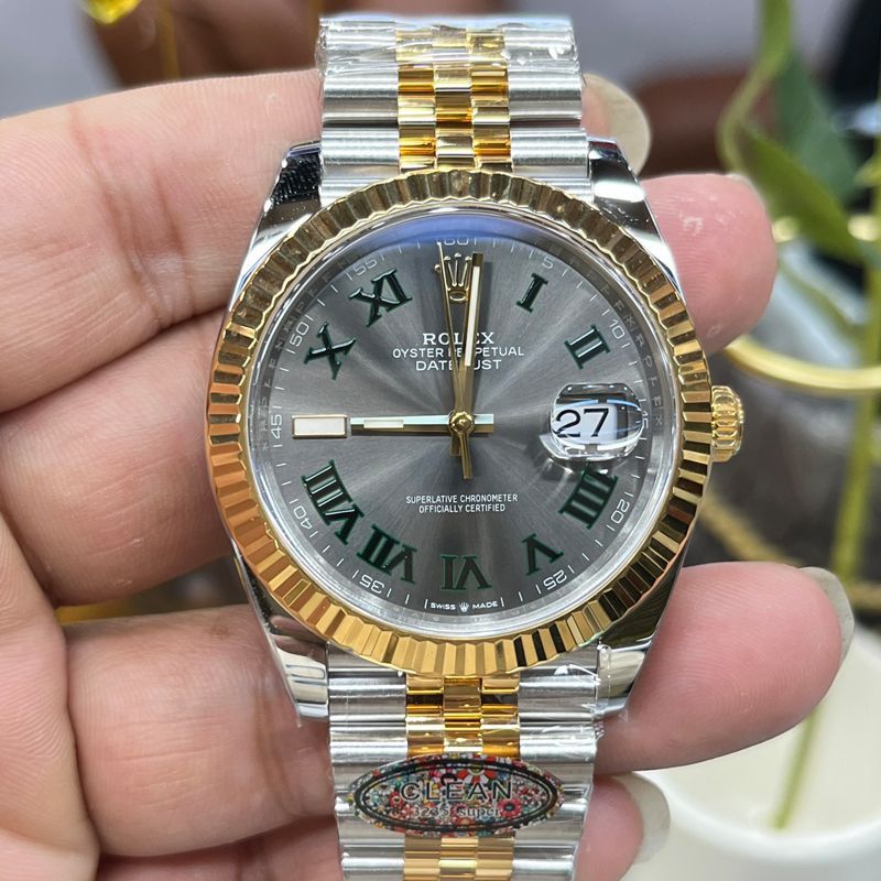 clean Factory  Rolex Datejust  41 mm 100% clone watch116333-72213深 Gray  Dial  watches 