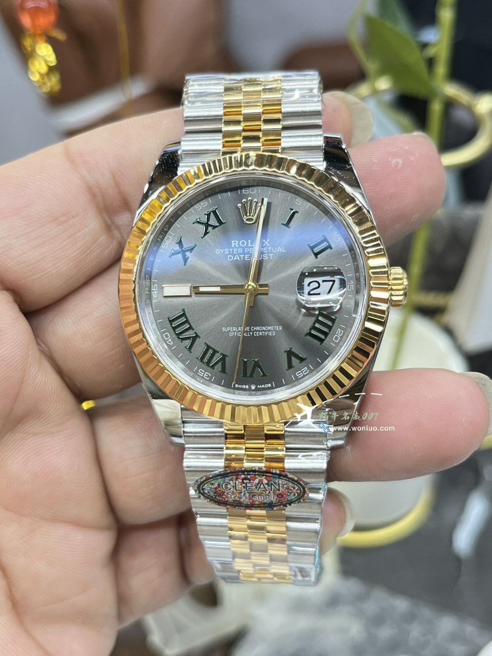 clean Factory  Rolex Datejust  41 mm 100% clone watch116333-72213深 Gray  Dial  watches  / R873