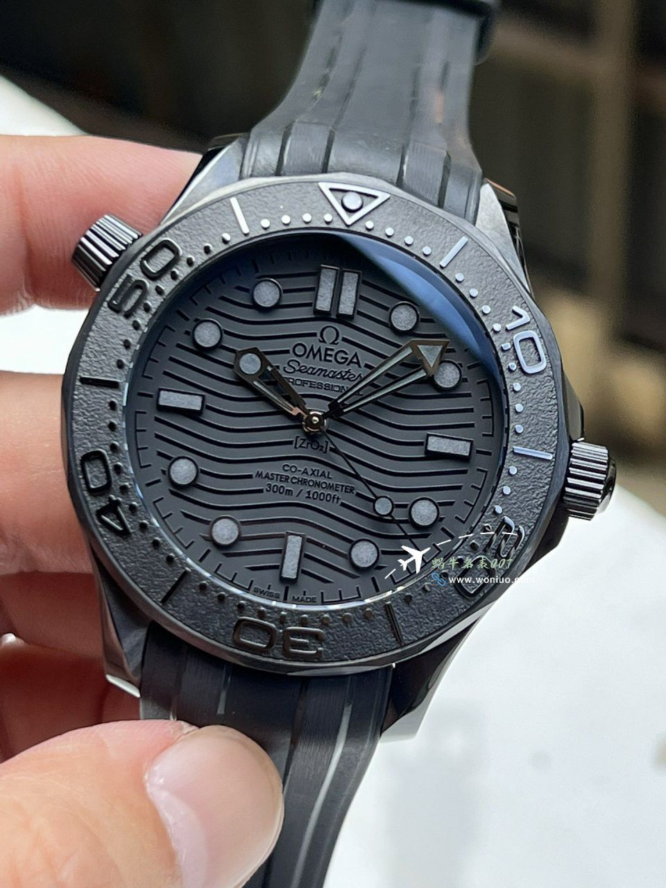 VS Factory  Omega Seamaster 300 meters  Darth Vader TOP clone watch210.92.44.20.01.003 watches  / VS806