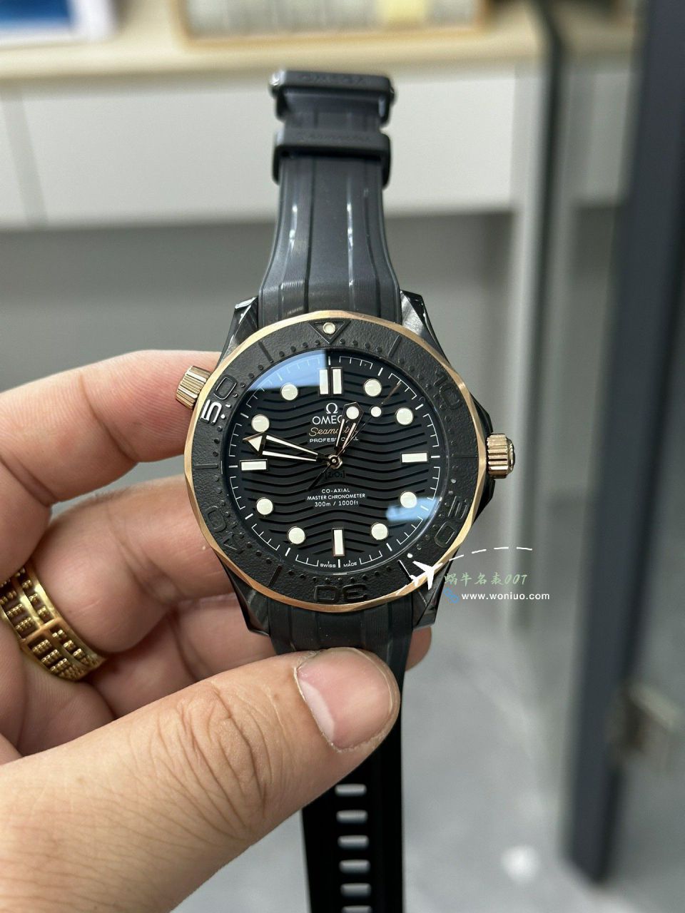 VS Factory  Omega Seamaster 300 meters  Darth Vader TOP clone watch210.92.44.20.01.003 watches  / VS806