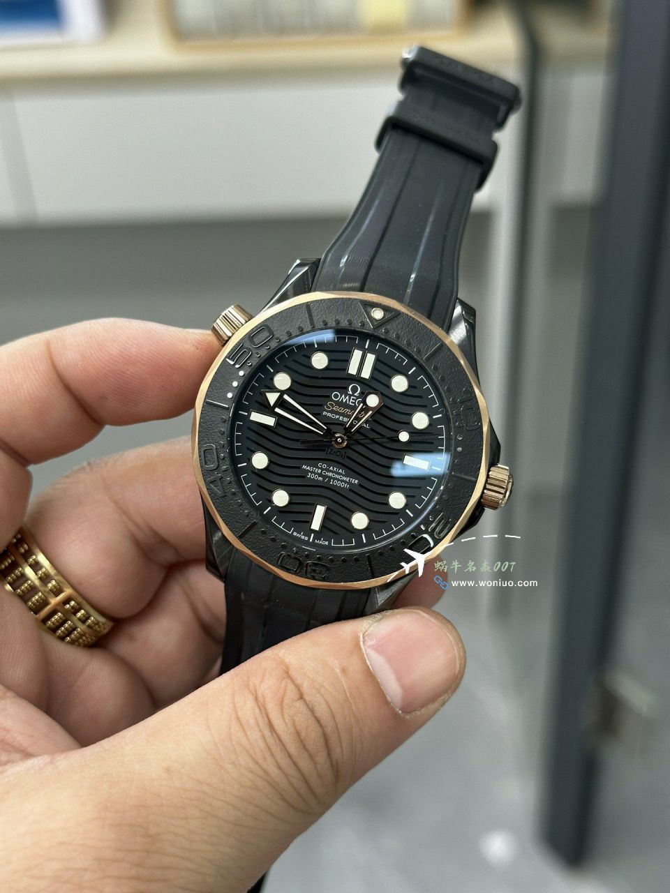 VS Factory  Omega Seamaster 300 meters  Darth Vader TOP clone watch210.92.44.20.01.003 watches  / VS806