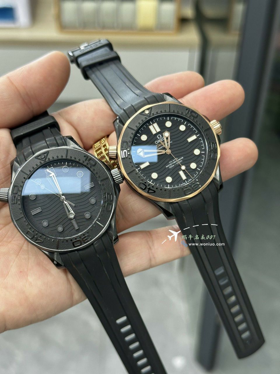 VS Factory  Omega Seamaster 300 meters  Darth Vader TOP clone watch210.92.44.20.01.003 watches  / VS806