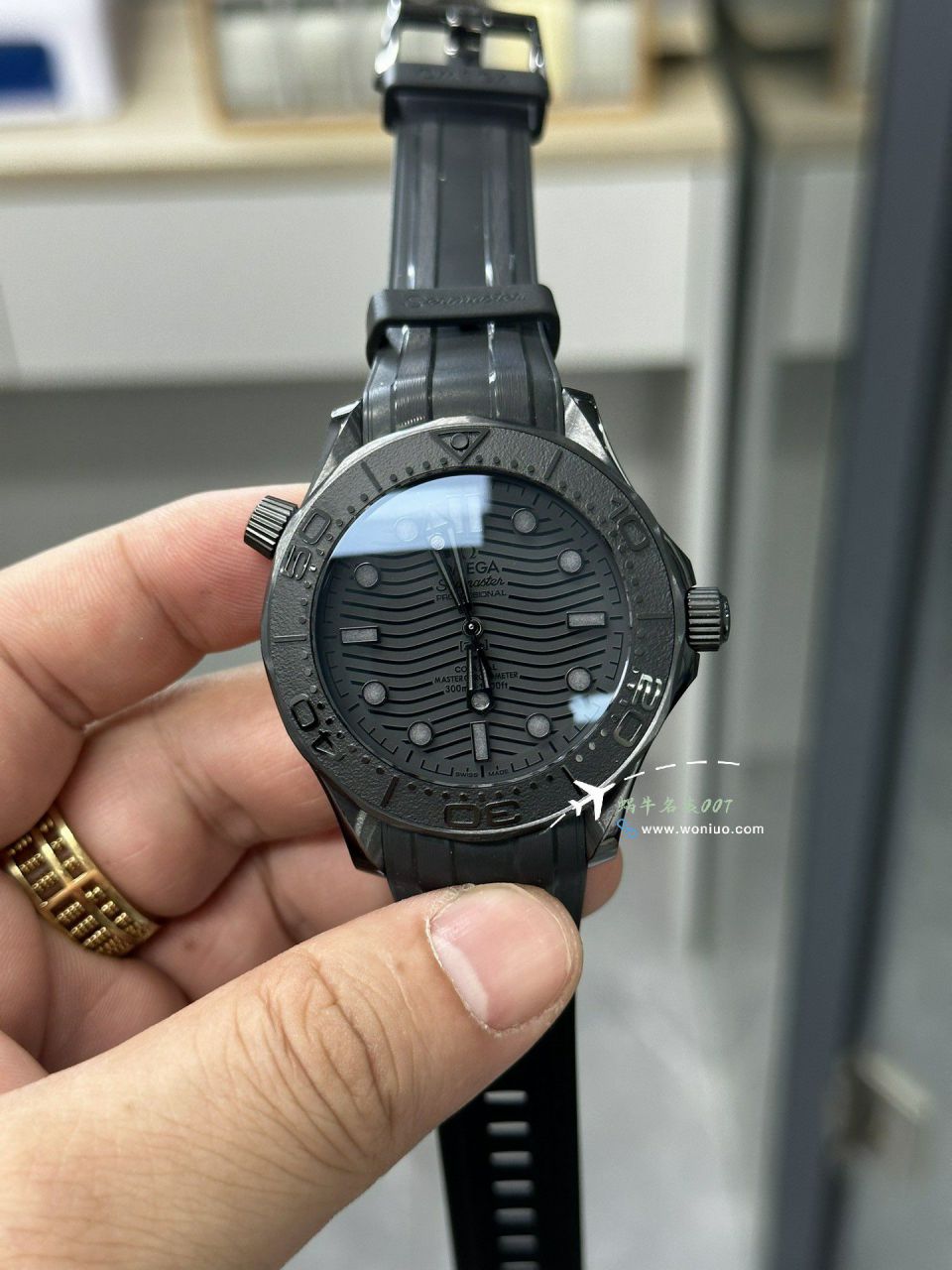 VS Factory  Omega Seamaster 300 meters  Darth Vader TOP clone watch210.92.44.20.01.003 watches  / VS806