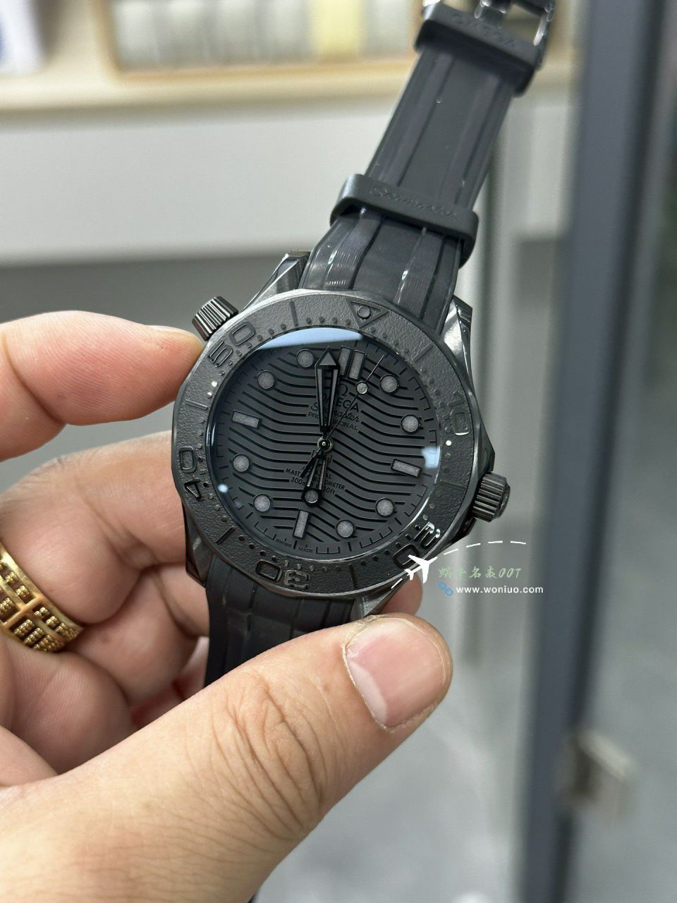 VS Factory  Omega Seamaster 300 meters  Darth Vader TOP clone watch210.92.44.20.01.003 watches  / VS806