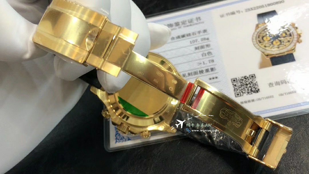  Ultra-high-end  Customized Rolex Cosmograph  gold 虎 Daytona  clone watch116588 TBR watches  / R880