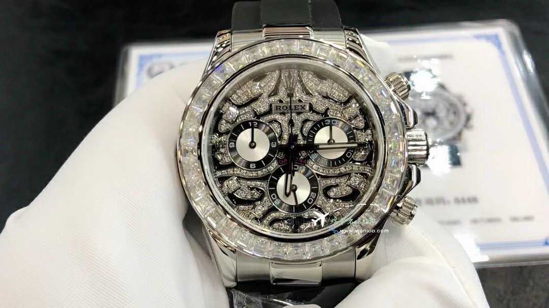  Ultra-high-end  Customized Rolex Cosmograph  gold 虎 Daytona  clone watch116588 TBR watches  / R880