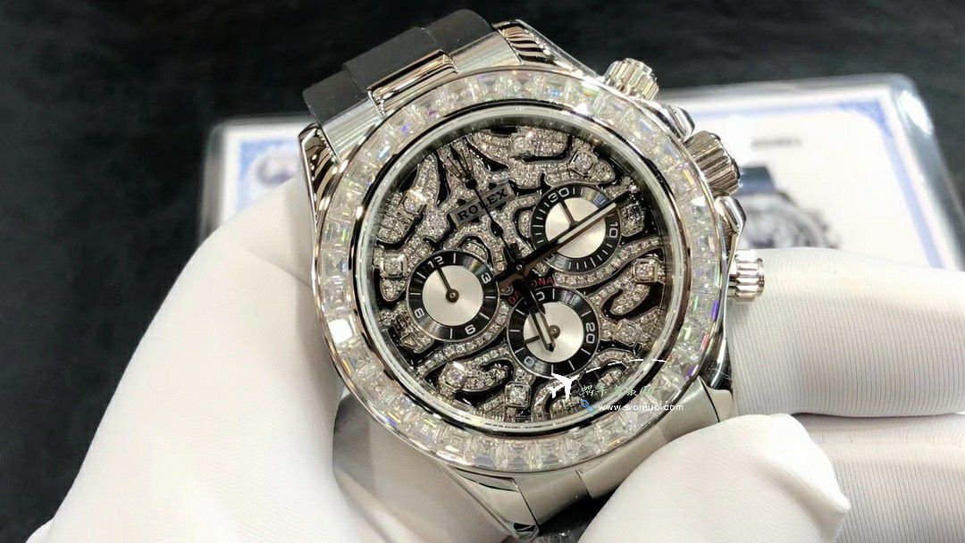  Ultra-high-end  Customized Rolex Cosmograph  gold 虎 Daytona  clone watch116588 TBR watches  / R880