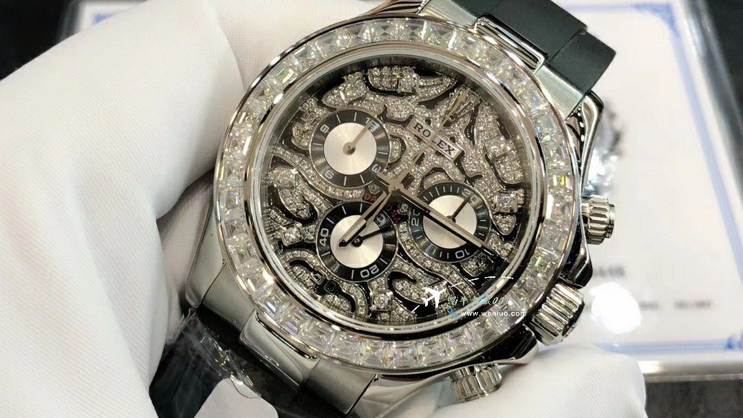  Ultra-high-end  Customized Rolex Cosmograph  gold 虎 Daytona  clone watch116588 TBR watches  / R880