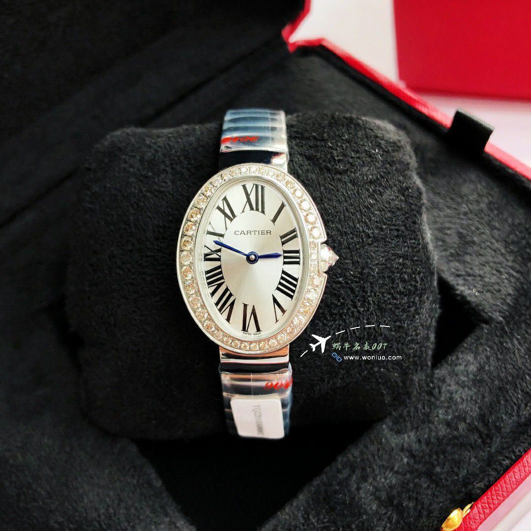  Ultra-high-end  Customized   Real Diamond Cartier浴缸 series TOP clone WB520006，WB520002  Women  watches  / K376