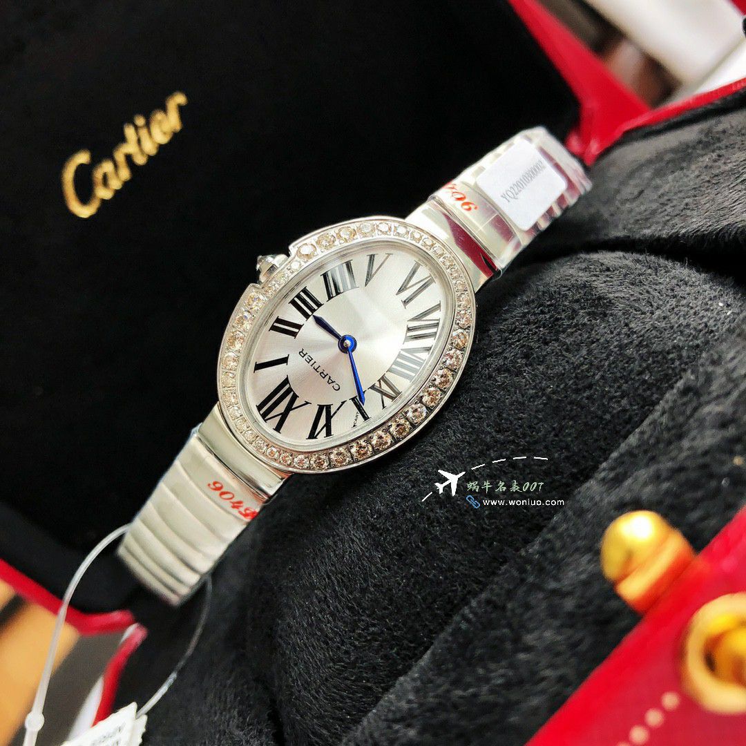  Ultra-high-end  Customized   Real Diamond Cartier浴缸 series TOP clone WB520006，WB520002  Women  watches  / K376