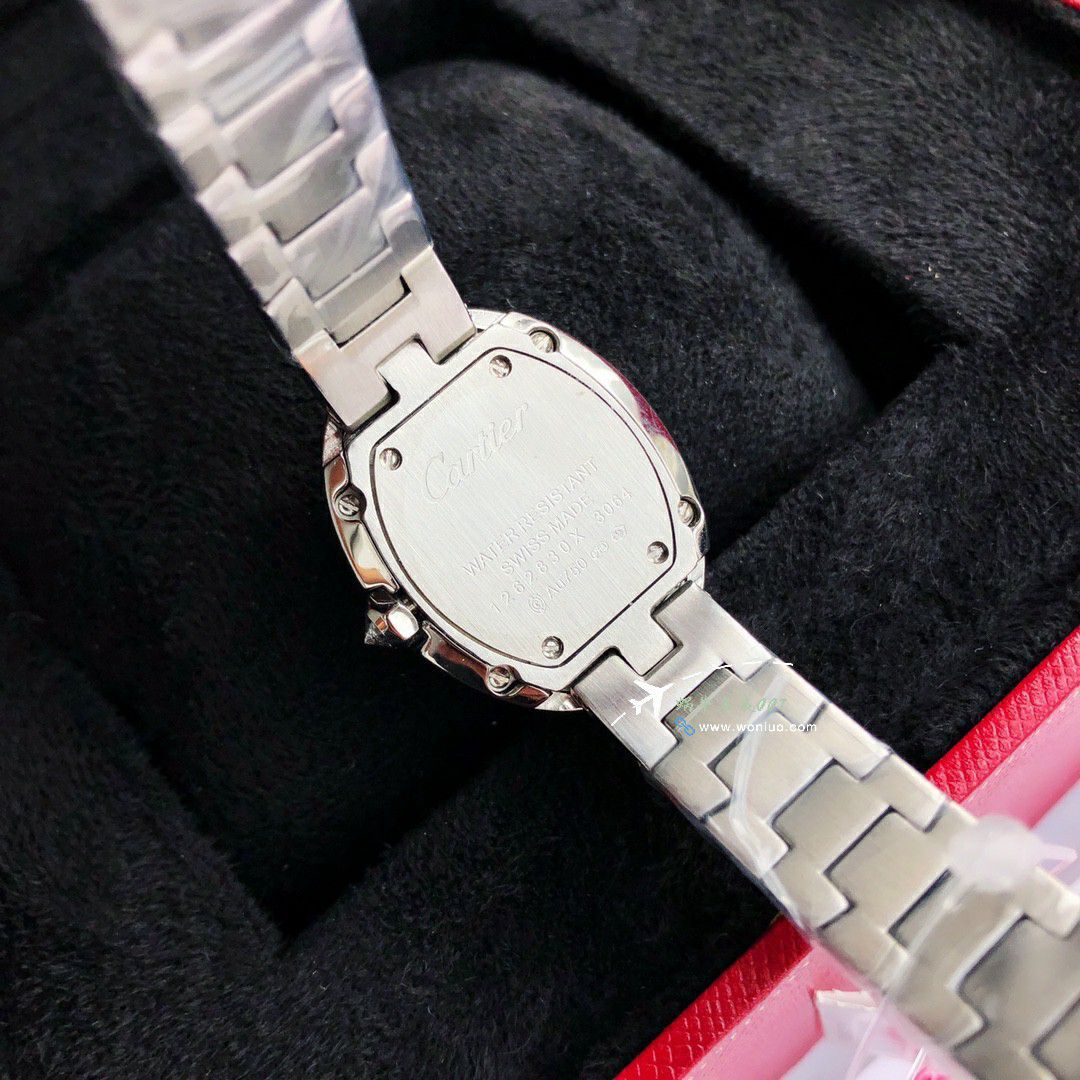  Ultra-high-end  Customized   Real Diamond Cartier浴缸 series TOP clone WB520006，WB520002  Women  watches  / K376