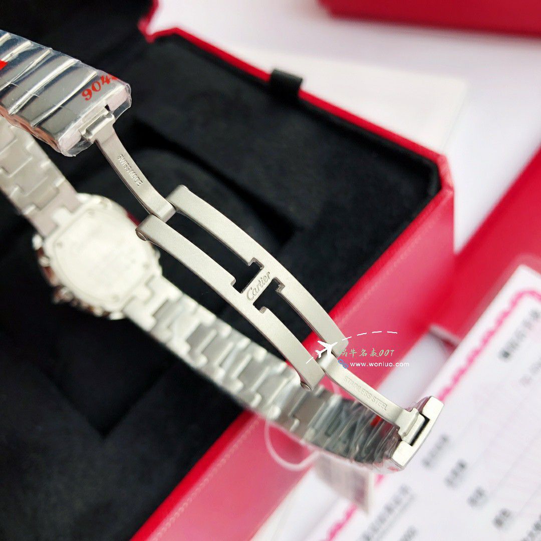  Ultra-high-end  Customized   Real Diamond Cartier浴缸 series TOP clone WB520006，WB520002  Women  watches  / K376