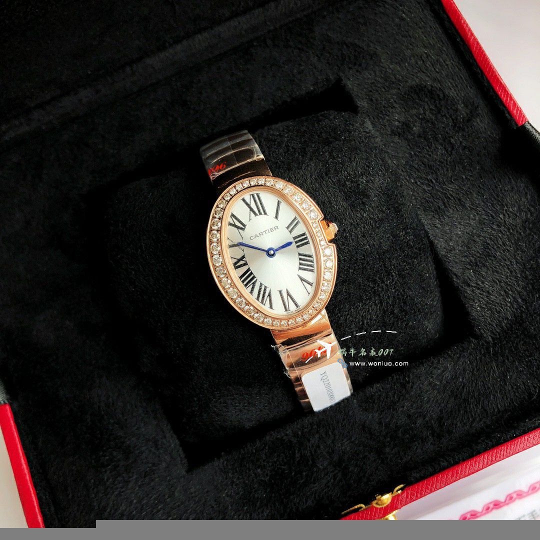  Ultra-high-end  Customized   Real Diamond Cartier浴缸 series TOP clone WB520006，WB520002  Women  watches  / K376