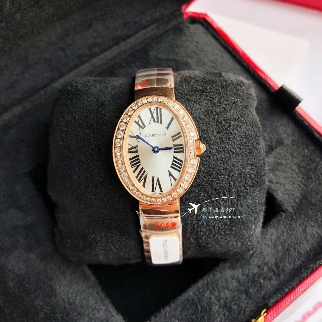  Ultra-high-end  Customized   Real Diamond Cartier浴缸 series TOP clone WB520006，WB520002  Women  watches  / K376