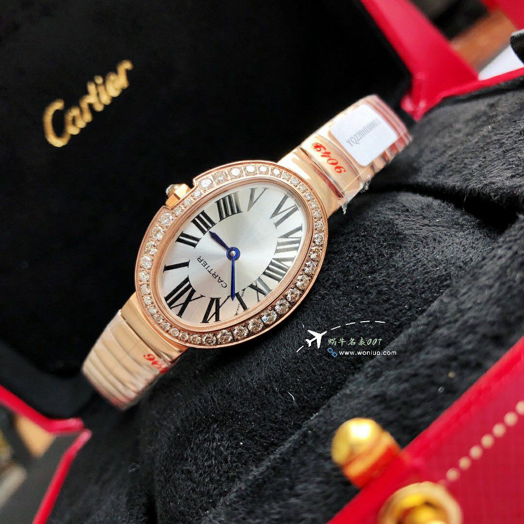  Ultra-high-end  Customized   Real Diamond Cartier浴缸 series TOP clone WB520006，WB520002  Women  watches  / K376