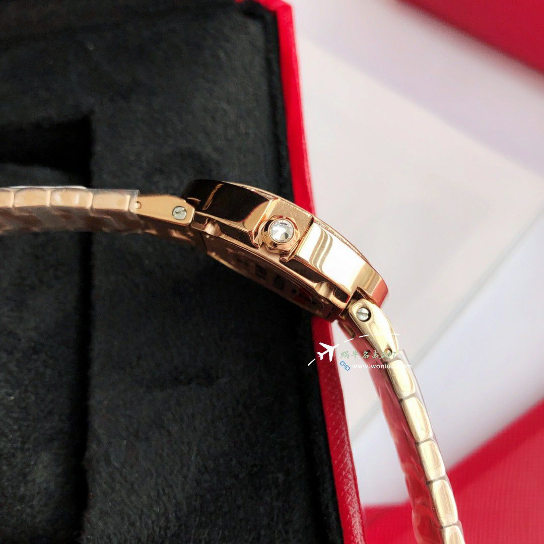  Ultra-high-end  Customized   Real Diamond Cartier浴缸 series TOP clone WB520006，WB520002  Women  watches  / K376