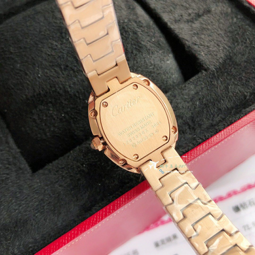  Ultra-high-end  Customized   Real Diamond Cartier浴缸 series TOP clone WB520006，WB520002  Women  watches  / K376