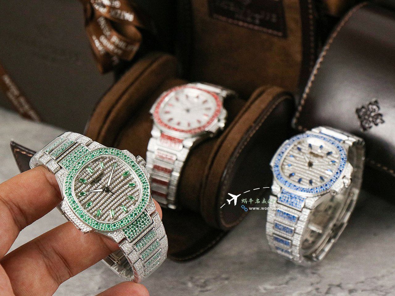 GR Factory Patek Philippe Aquanaut Collection 100% clone watch 7118/1452G-001  Women  watches  / BD502