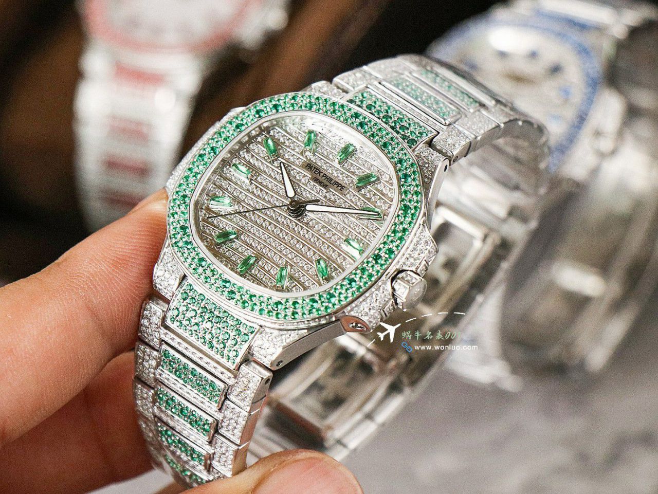GR Factory Patek Philippe Aquanaut Collection 100% clone watch 7118/1452G-001  Women  watches  / BD502