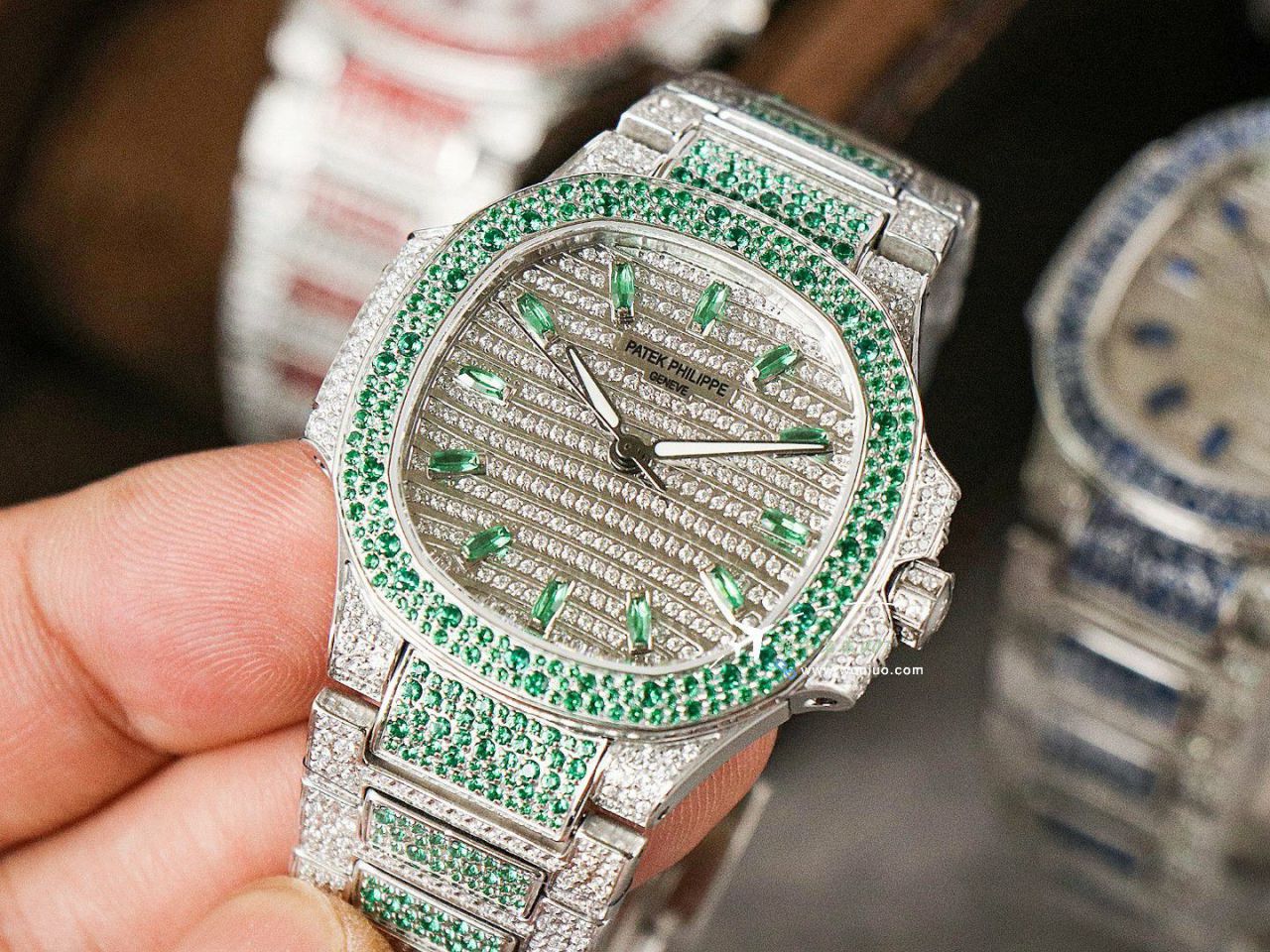 GR Factory Patek Philippe Aquanaut Collection 100% clone watch 7118/1452G-001  Women  watches  / BD502