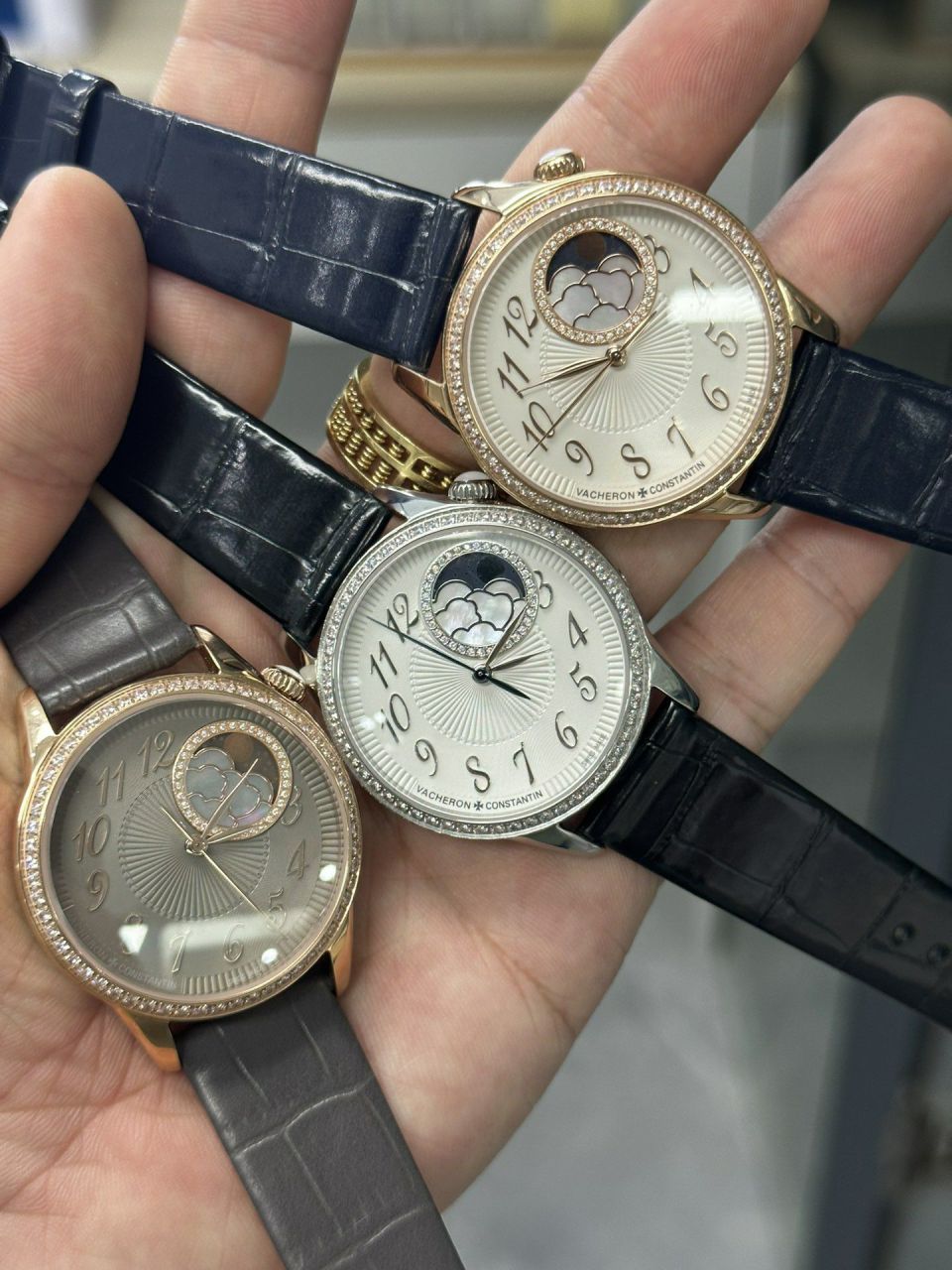 GRVacheron ConstantinMR2 Egérie 伊灵 lady 神TOP clone  lady  watch8005F/000R-H030，8005F/000R-B498 watches  / JS275