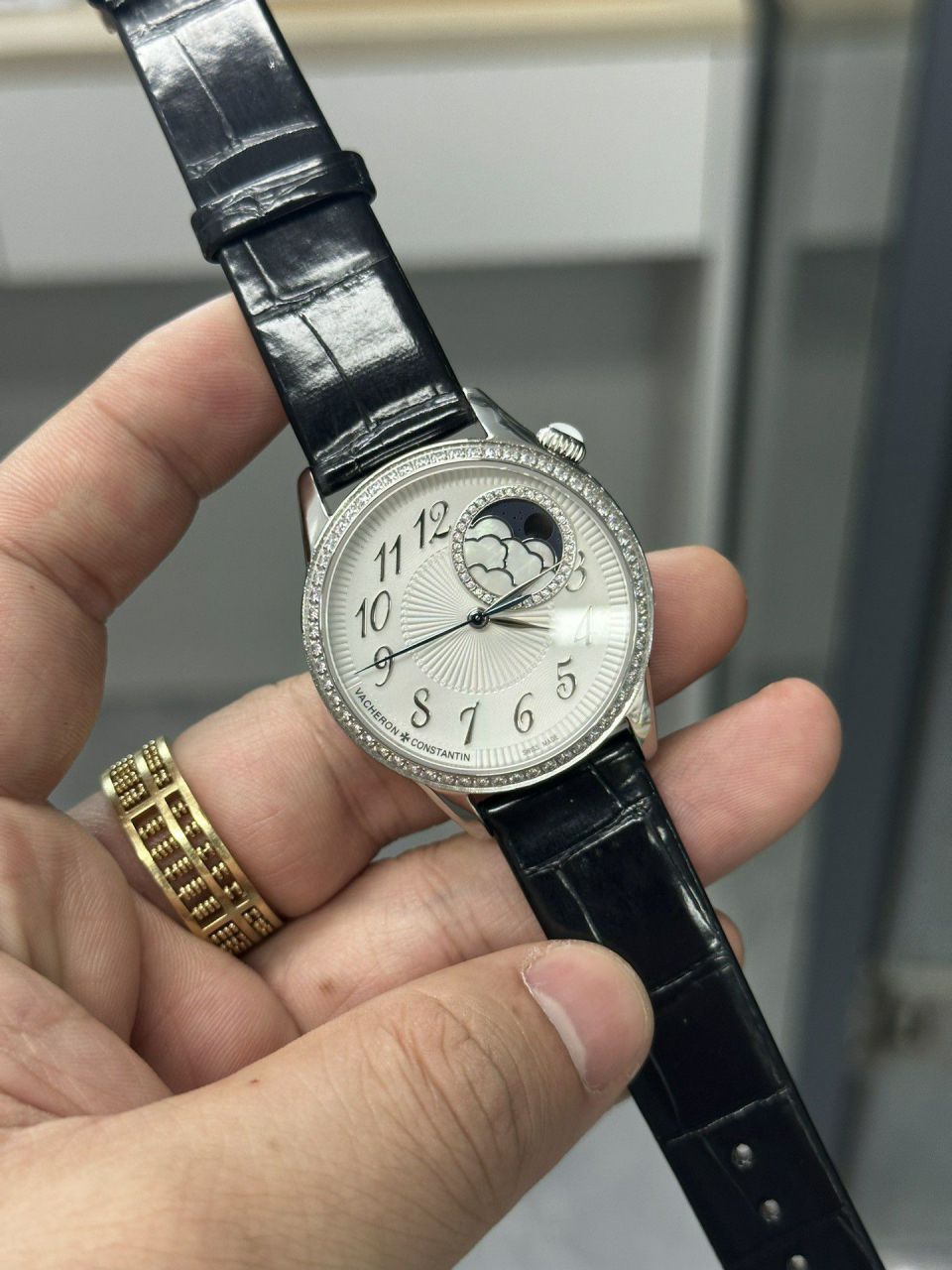 GRVacheron ConstantinMR2 Egérie 伊灵 lady 神TOP clone  lady  watch8005F/000R-H030，8005F/000R-B498 watches  / JS275