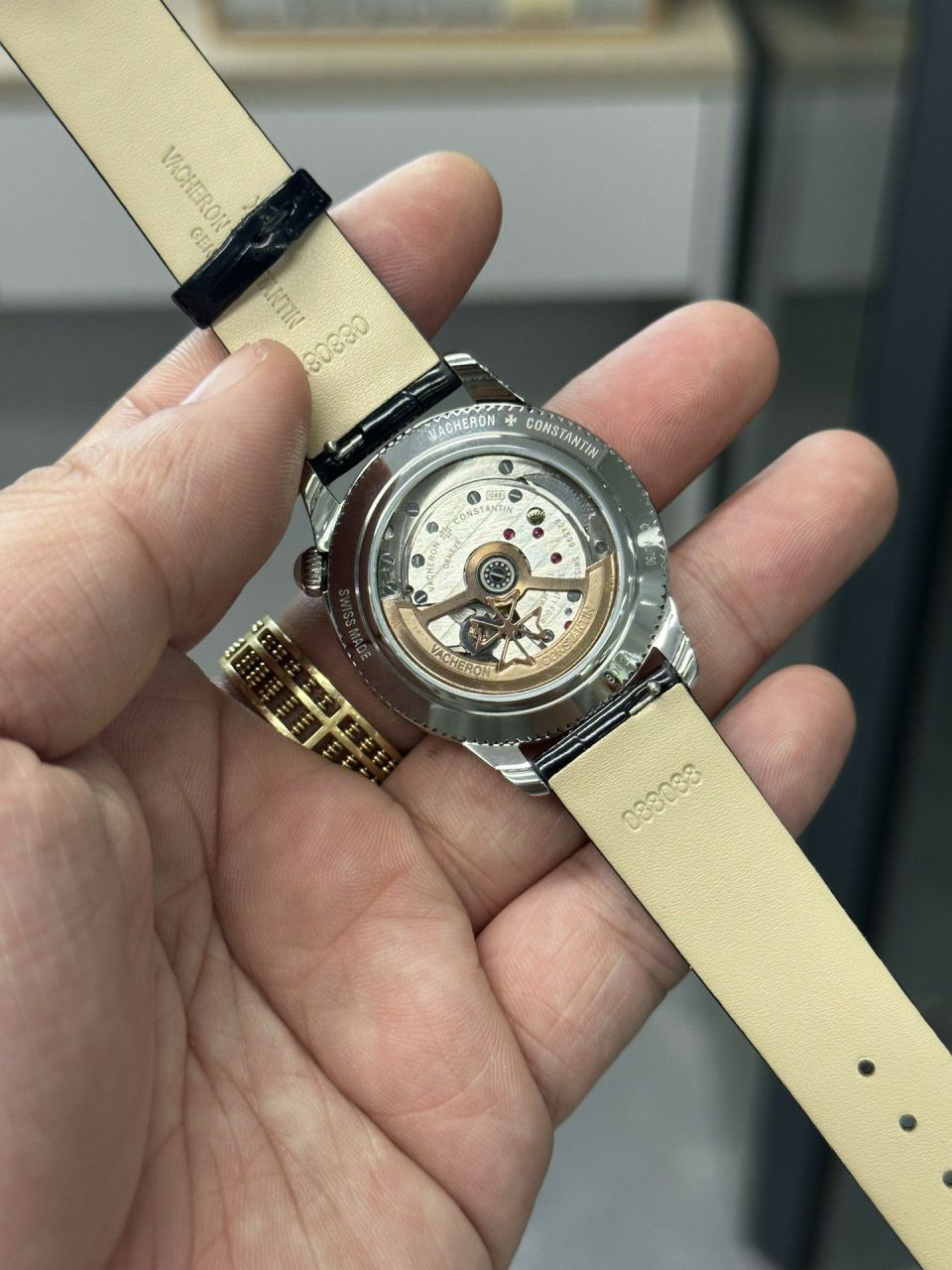 GRVacheron ConstantinMR2 Egérie 伊灵 lady 神TOP clone  lady  watch8005F/000R-H030，8005F/000R-B498 watches  / JS275