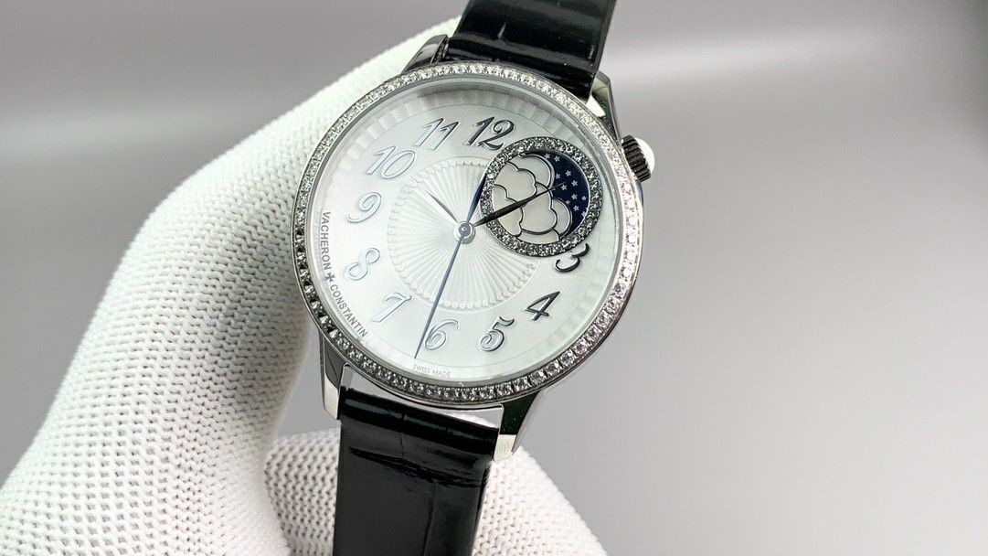 GRVacheron ConstantinMR2 Egérie 伊灵 lady 神TOP clone  lady  watch8005F/000R-H030，8005F/000R-B498 watches  / JS275