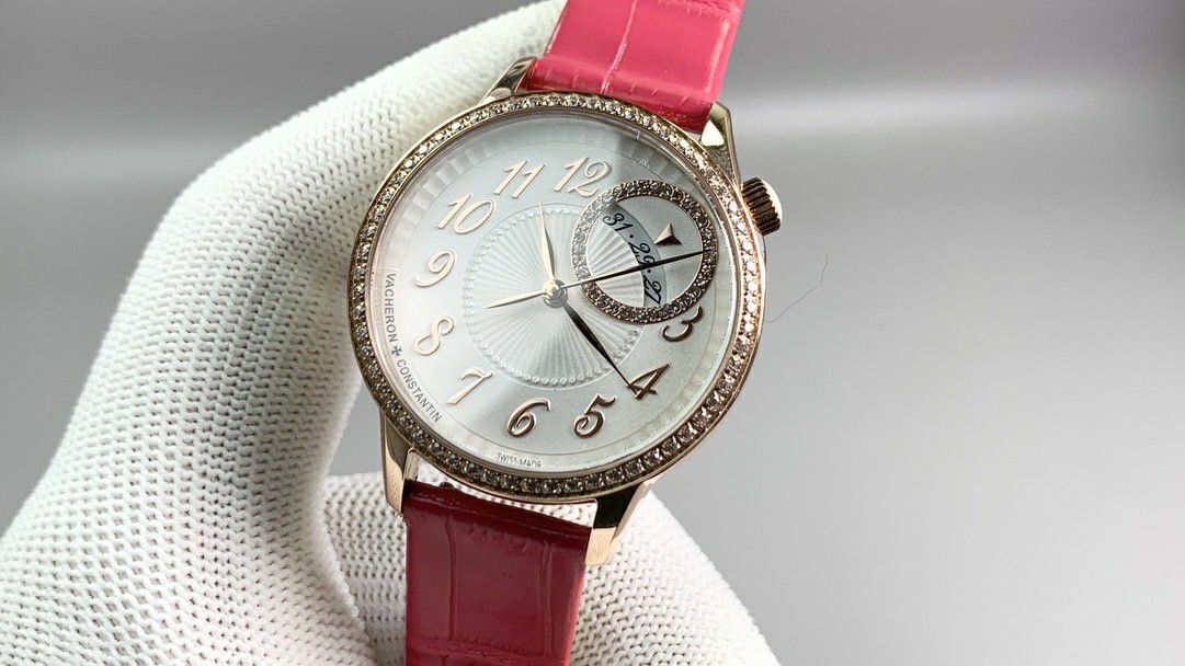 GRVacheron ConstantinMR2 Egérie 伊灵 lady 神TOP clone  lady  watch8005F/000R-H030，8005F/000R-B498 watches  / JS275