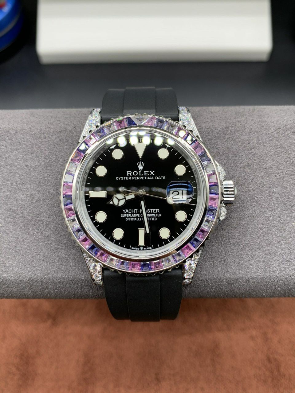 Jvs Rolex  Yacht-Master VIP Hidden  Baby  breath  clone M226679TBR，M226679TBR-0001 watches  / R886