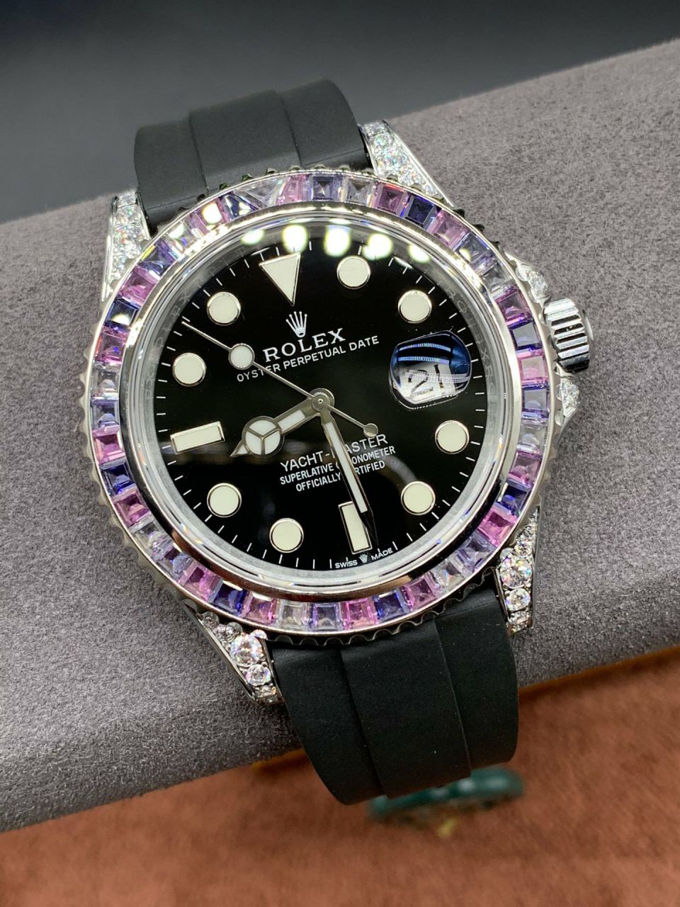 Jvs Rolex  Yacht-Master VIP Hidden  Baby  breath  clone M226679TBR，M226679TBR-0001 watches  / R886