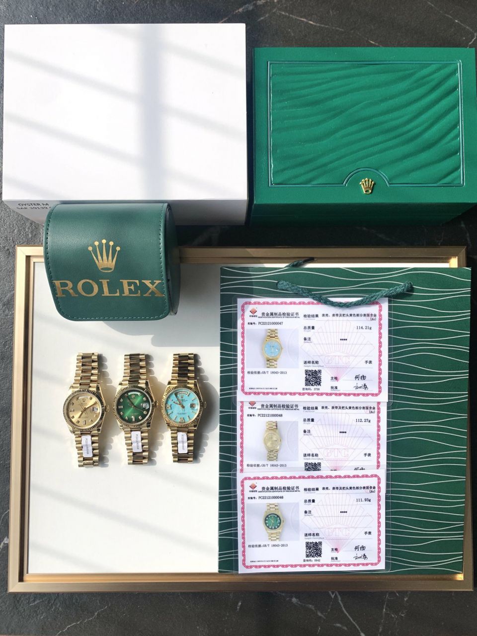 Rolex Day-Date  blue 松石100% clone watch m128238-0071 watches  / R889