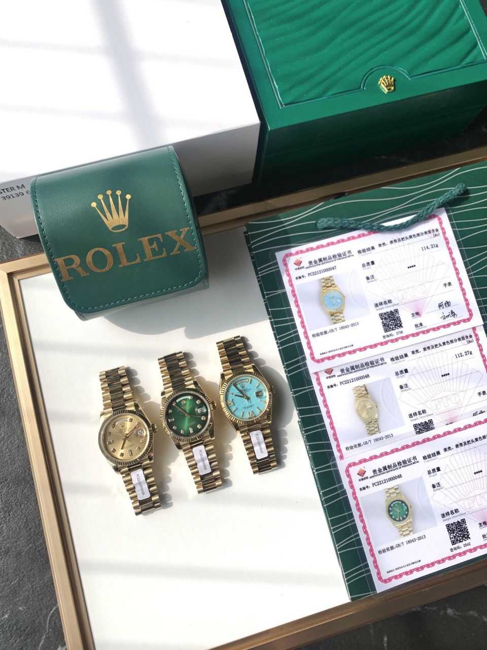 Rolex Day-Date  blue 松石100% clone watch m128238-0071 watches  / R889