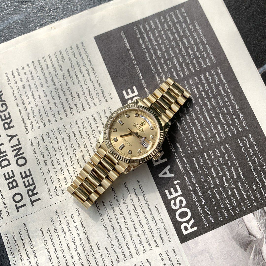 顶配 Customized Rolex Day-Date  clone m128238-0008 watches  / R887