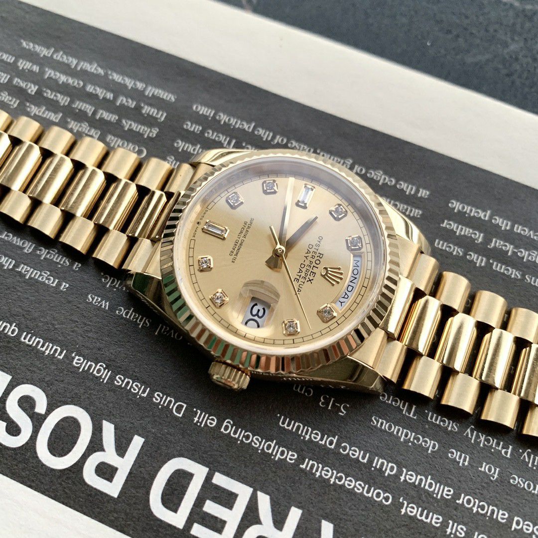 Rolex Day-Date 烟熏渐变绿  clone watch m128238-0069 watches  / R888
