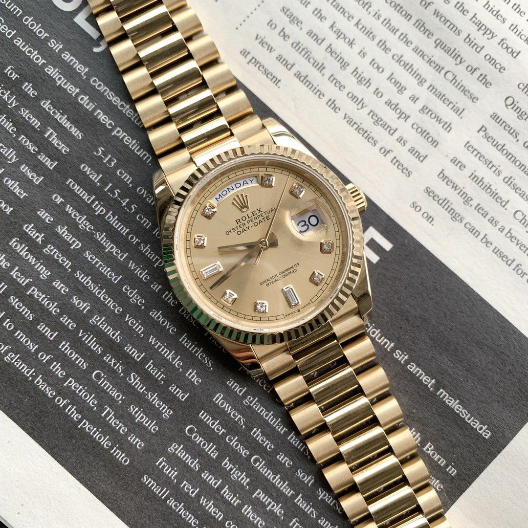 Rolex Day-Date  blue 松石100% clone watch m128238-0071 watches  / R889