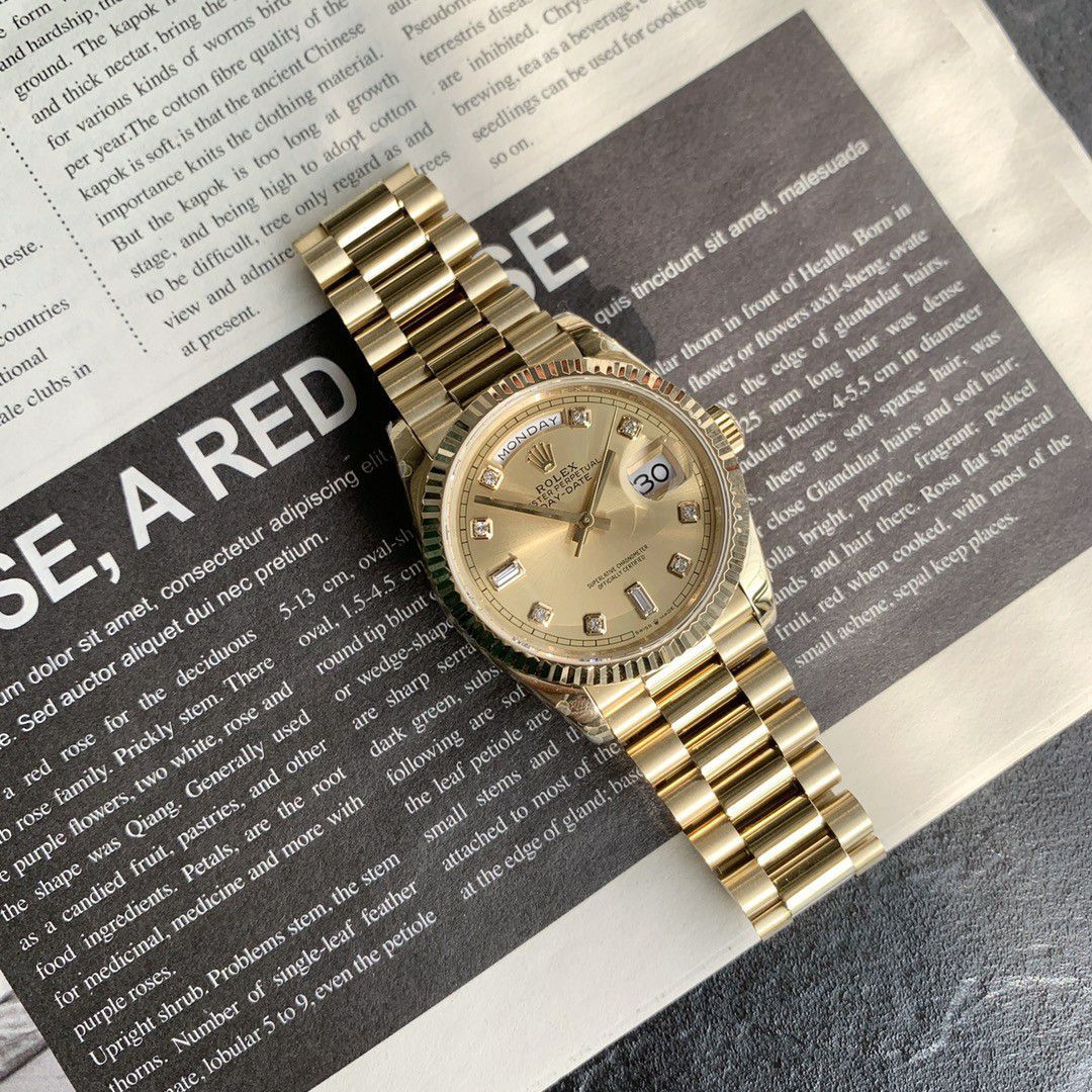 Rolex Day-Date  blue 松石100% clone watch m128238-0071 watches  / R889