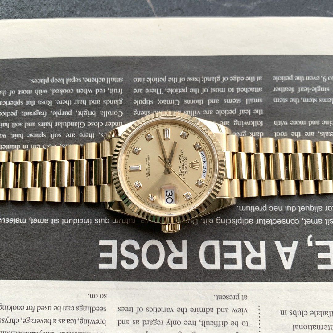 Rolex Day-Date  blue 松石100% clone watch m128238-0071 watches  / R889