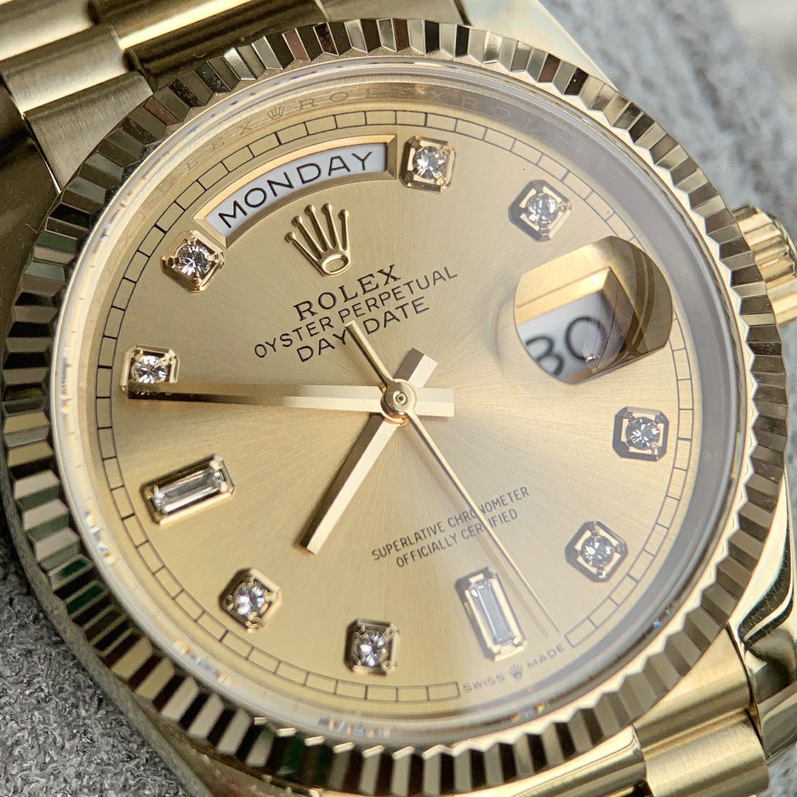 Rolex Day-Date  blue 松石100% clone watch m128238-0071 watches  / R889